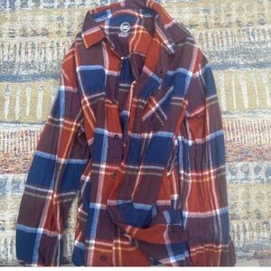 Plaid Flannel Shirt - Red, Blue, and White Wonder Nation Boys size 18
